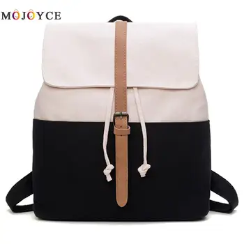 

New Japan Style Canvas Backpack Women Flip Leisure School Bagpack for Teenager College Mochila