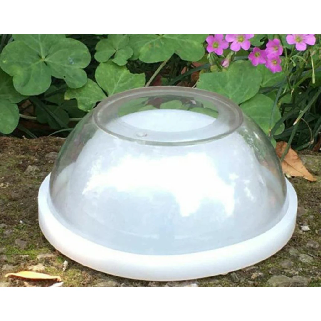 Clear Plastic Hollow Pot Bowl Shape Candle Making Mould Mold Tool for DIY Dried Flower Xmas Scented Candles