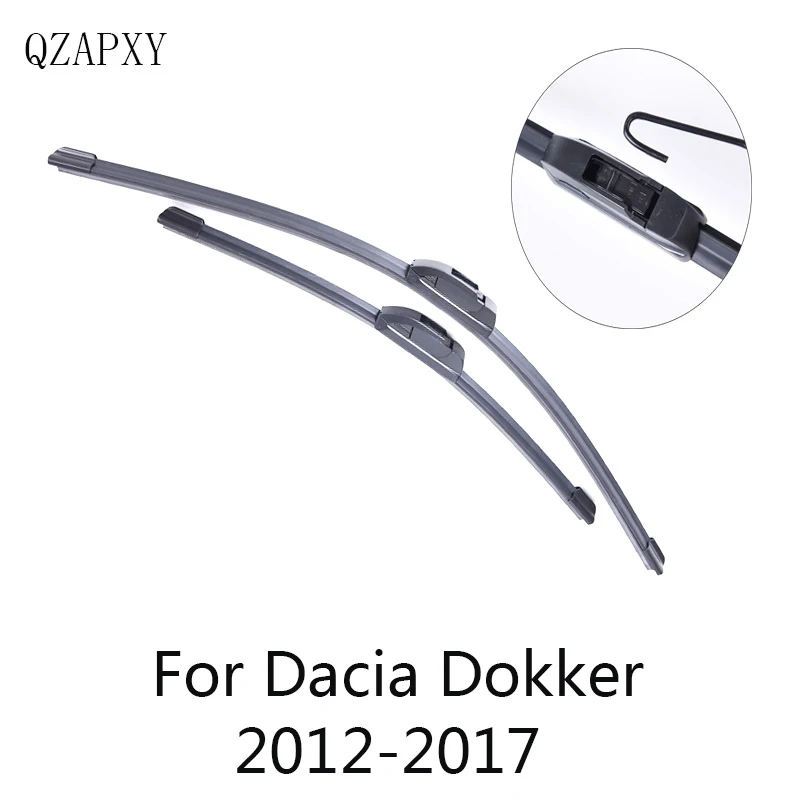 

QZAPXY Car Wiper Blades for Dacia Dokker 22"&16"2012 2013 2014 2015 2016 2017 Car Accessories Windshield Wipers