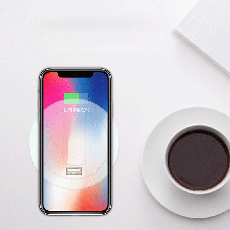 Embed Desktop Fast Wireless Charger Furniture Office Table Desk Mounted fast Charging Embedded For IPhone X XS Max Samsung S9 8