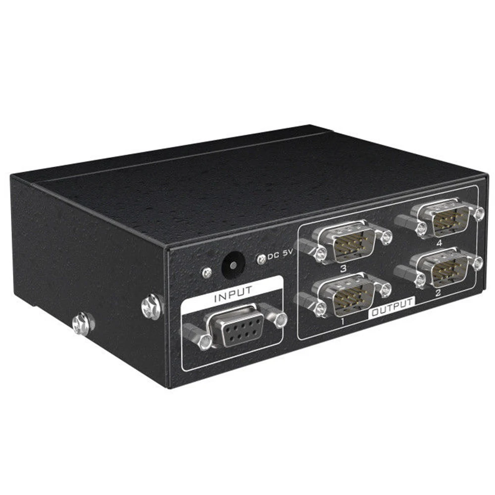 ActiveSerialRS232Splitter1to4RS232bidirectionSwitcher
