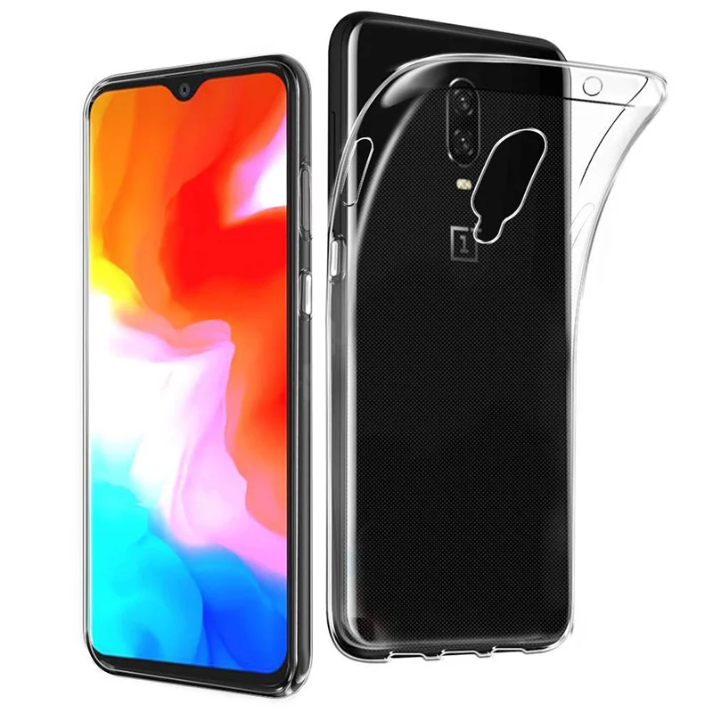 

Transparent Clear TPU Case For Oneplue 6T 6 5 5T 3 2 X Soft Silicone Ultra-thin Phone Protective Case One plus 6T Fundas Cover