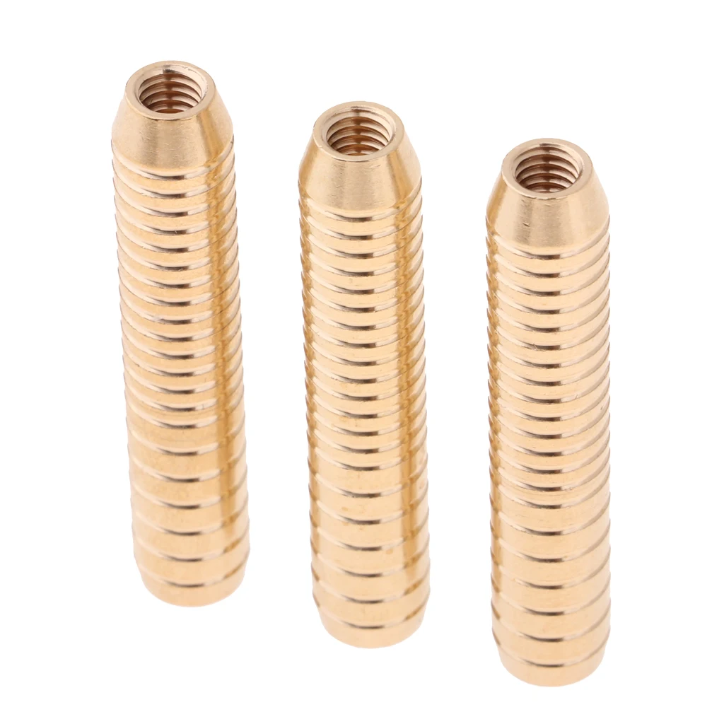 3pcs/Set Brass Dart Barrels Replacement 15 Gram for Soft/Steel Tip Darts Shaft Parts Accessories