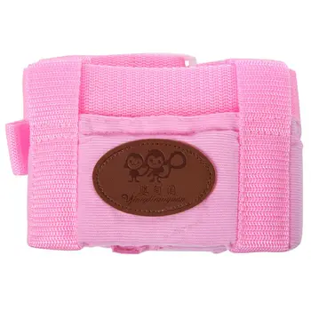 

Baby Child Toddler Safety Easy Wash Harness & Step Walking Assistant Reins - Pink