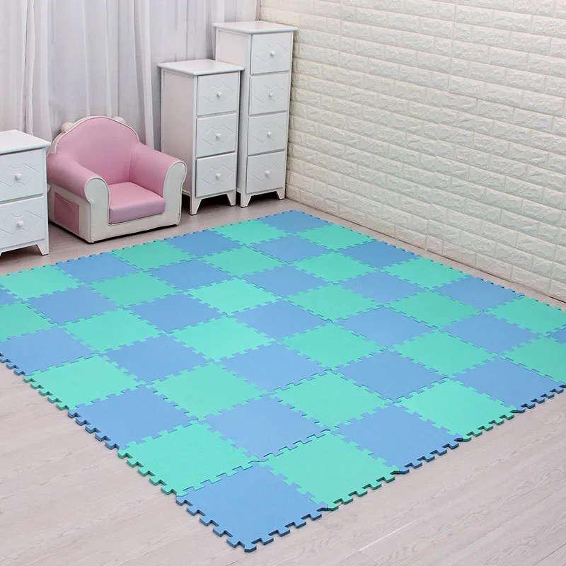 9pcs 30x30cm EVA Foam Puzzle Mat For Children Waterproof Soft Educational Gym Playmat Kids Rug Puzzle Carpet Tapete Bebe