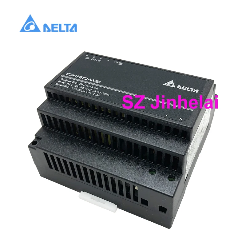 

DELTA DRC-24V100W1AZ Authentic original Switching power supply 3.8A 100W DIN Rail Power Supply with Class II Double Isolation