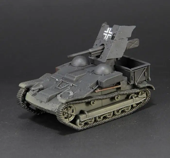 

WWII GERMAN UE tractor w/ 37mm Gun 1/72 tank model finished non diecast S-MODEL