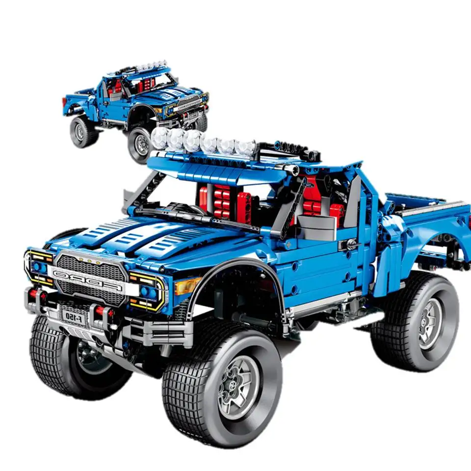 

1288pcs legoed technic F-150 Raptor pickup toy car blocks Building Blocks Compatible legoing Educational toys for Children