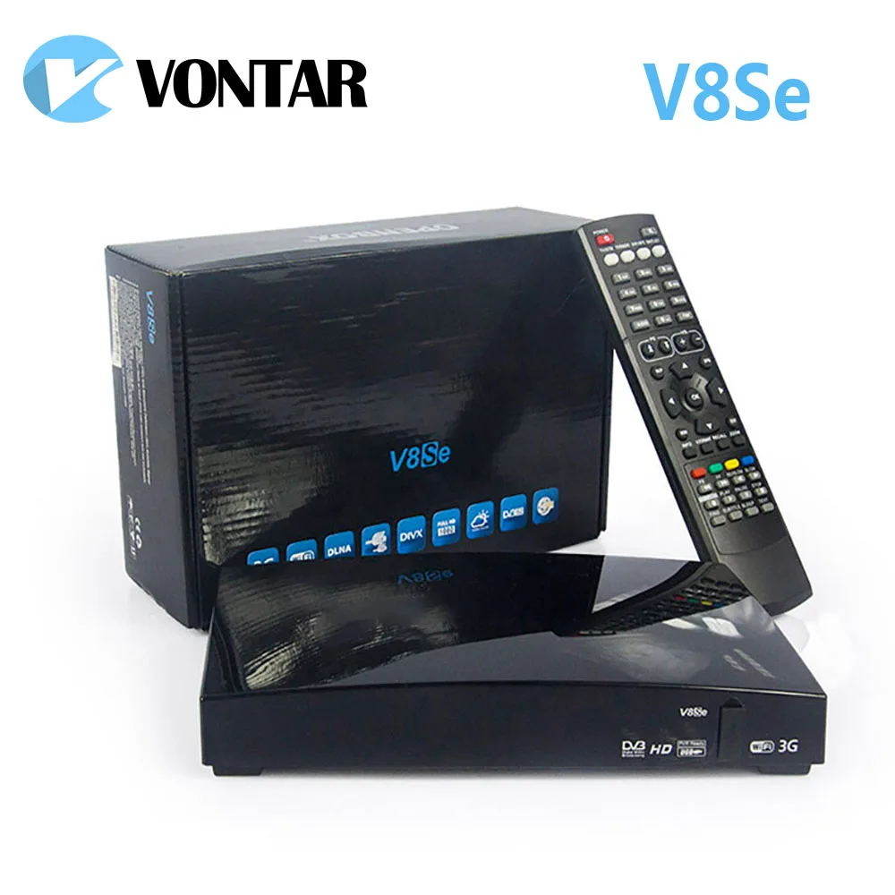 Prix pour Véritable V8Se Numérique Récepteur Satellite avec AV Support USB Wifi WEB TV Biss Key 2 xUSB CCCAMD NEWCAMD comme S-V8 Prix pour Véritable V8Se Numérique Récepteur Satellite avec AV Support USB Wifi WEB TV Biss Key 2 xUSB CCCAMD NEWCAMD comme S-V8