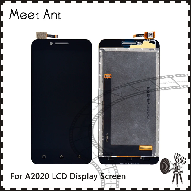 Высококачественный ЖК-дисплей 10 шт./лот 5 0 ''для Lenovo A2020 с сенсорным экраном и