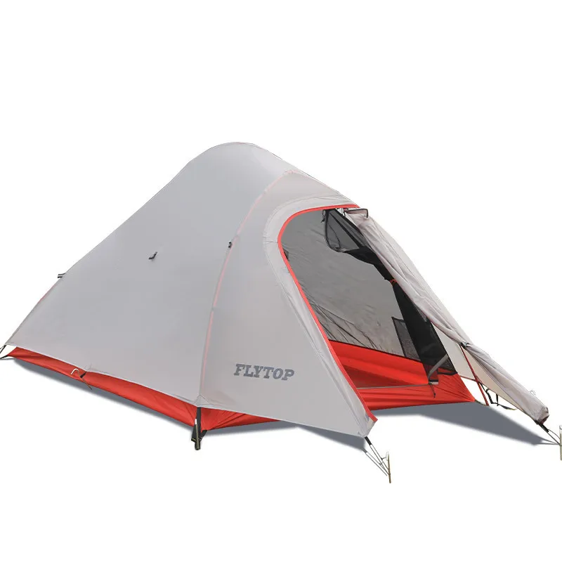 

Camping Tents Outdoor 1-2 Person 20D silicone hiking tent Ultralight riding travel waterproof tents Double Layer