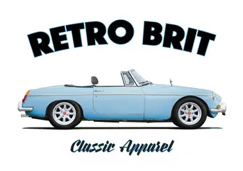 

MGB ROADSTER t-shirt. RETRO BRIT, CLASSIC CAR, BRITISH LEYLAND, MORRIS GARAGES.
