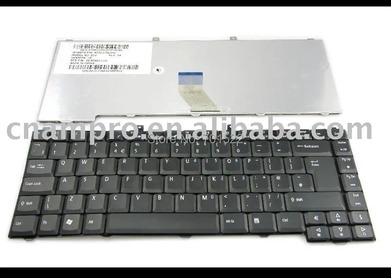 Новинка Клавиатура для ноутбука acer Aspire 4230 4530 4730 5530 5930 6920 6935 глянцевый черный Французский FR* Версия-NSK-H380F