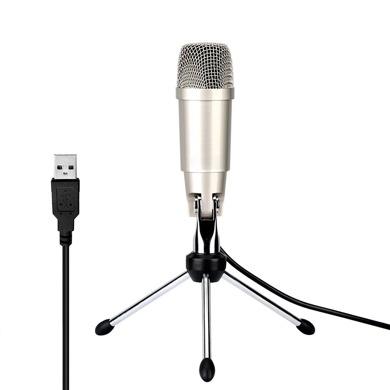 

Podcast USB Microphone Cardioid Condenser Studio Microphone Computer Mic With Microphone Stand For Youtube Sype PS Laptop