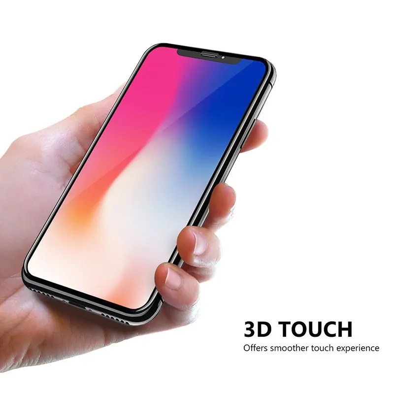 NYFundas для iPhone X защитная пленка экрана из закаленного стекла от края до защита Apple 8