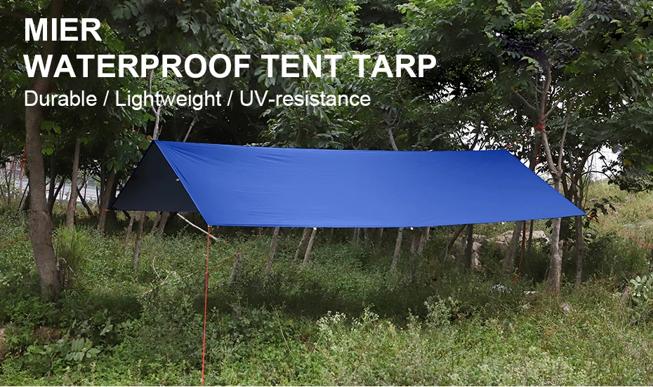 Hammock Blue Accessories Large Waterproof Rain Fly Camping Shelter Tent Tarp for sale online 