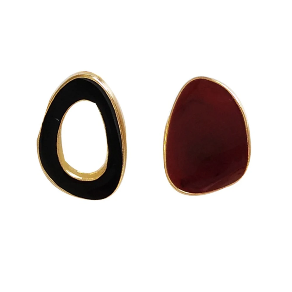 

Bing Tu Women Earrings Simple Geometric Earring Without Piercing Blue White Water Drop Shaped Clip Earing Non Pierced Jewelry