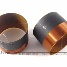 2 мм шт./1 пара 64 мм Бас Звуковая катушка сабвуфер 8OHM для 1" 15" дюймов динамик repairss DIY