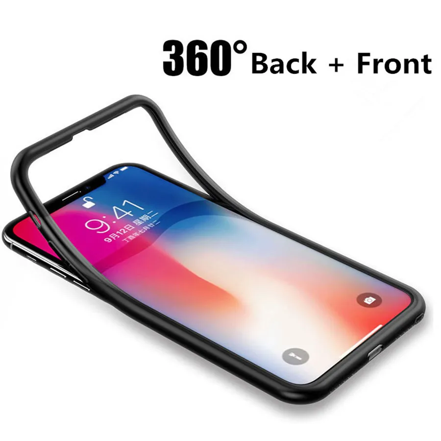 

360 Full Matte Case For Huawei Mate 20 Pro P20 Lite P10 Nova 3 3i Fundas TPU Honor 7A 7C 10 8 7X Y3 Y5 Y6 Prime Y7 Y9 2018 Cover