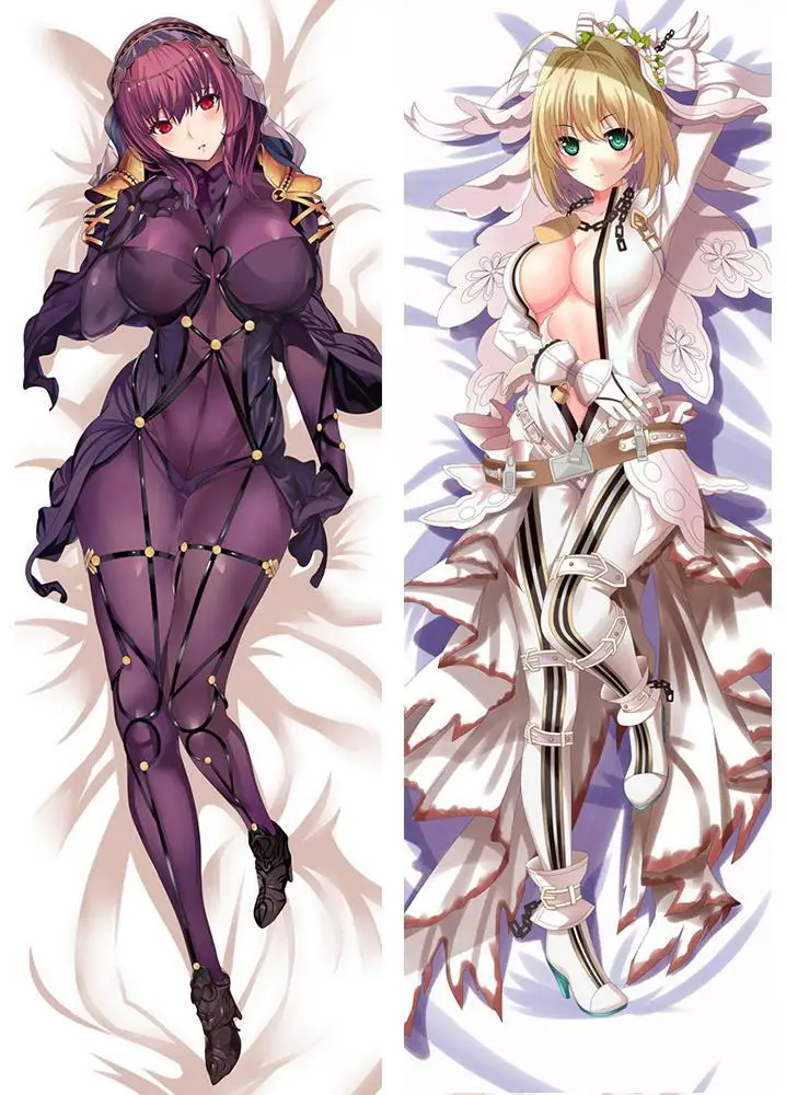 

Fate Grand Order Joan of Arc scathach PillowCase Hugging Body Pillow Cover Cases Dakimakura