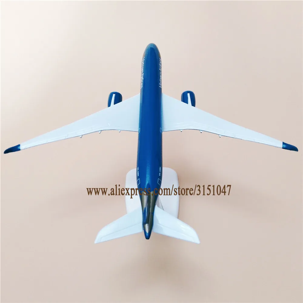 Новинка 20 см металлическая модель самолета Air Vietnam Airbus 350 A350 Airways W подставка