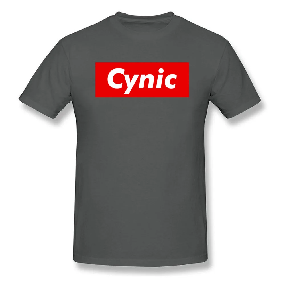 Cynic Box Design Pure Cotton Tops & Tees for Adult Printing T-Shirt Summer 2018 O-Neck Clothing Shirt Short Sleeve Cynic Box Design carbon