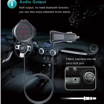 

Universal Retro Design Bluetooth FM Transmitter Car MP3 Player Auto USB Charger KFZ Freisprechanlage Car-Styling