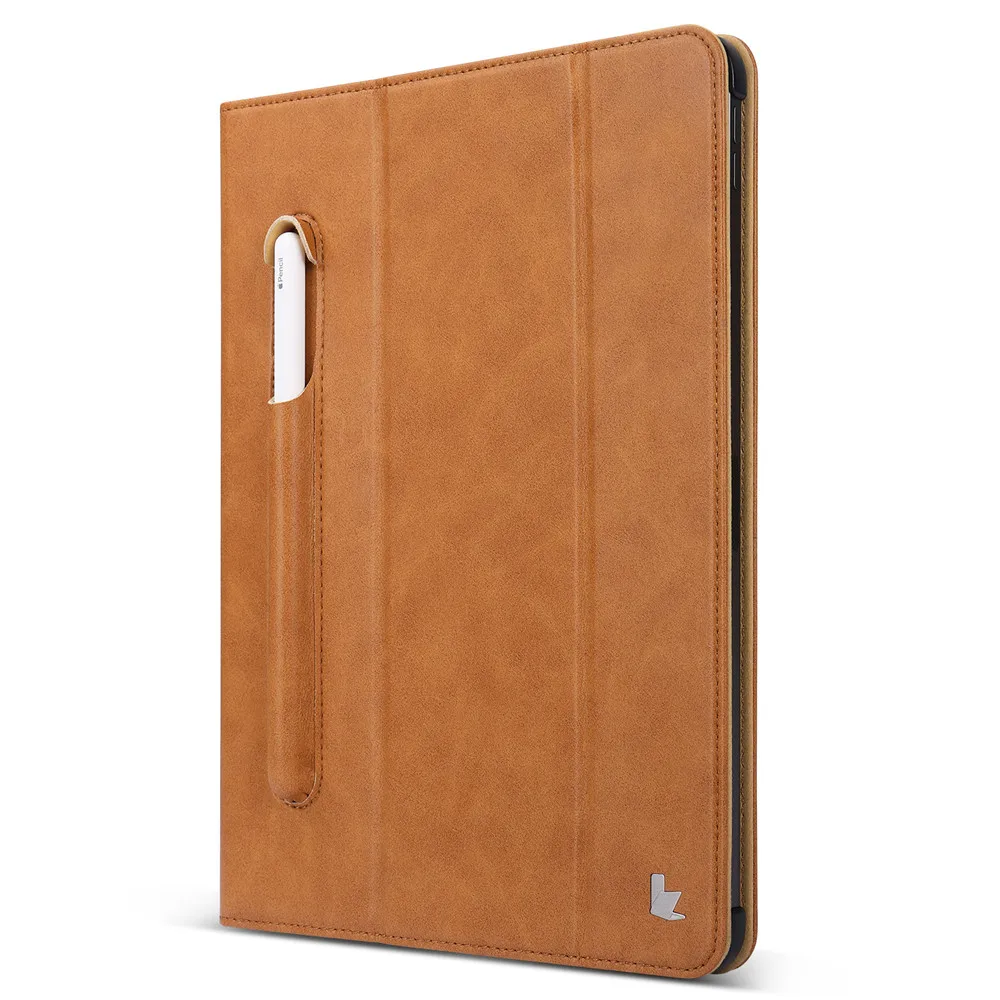 Jisoncase Smart Cover for iPad Pro 11 inch Microfiber Tablet Case with Pencil Slot for iPad Pro 11 inch 2018 New Business Style Jisoncase Smart Cover for iPad Pro 11 inch Microfiber Tablet Case with Pencil Slot for iPad Pro 11 inch 2018 New Business Style