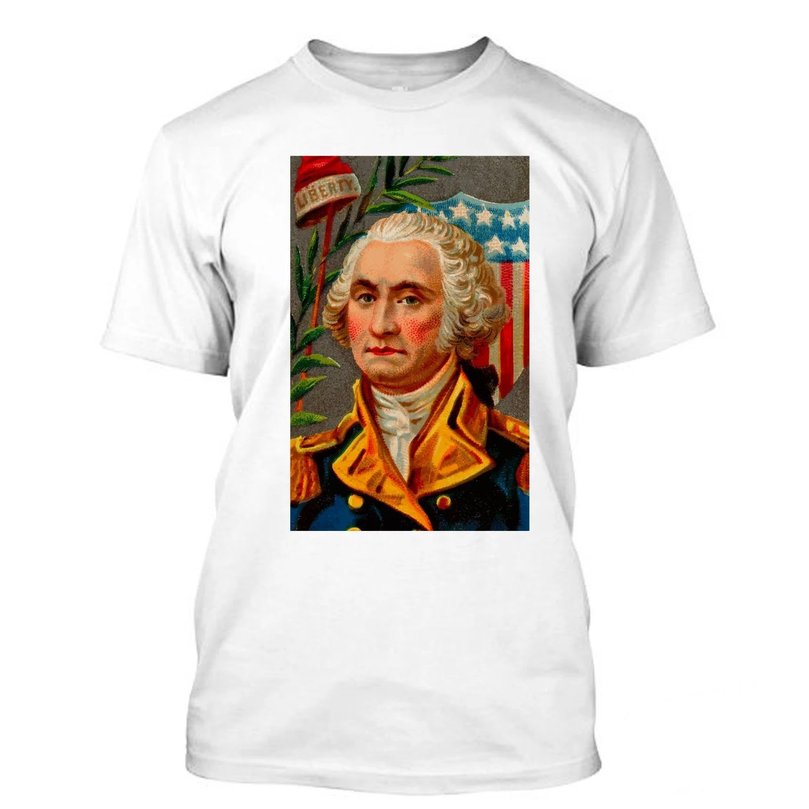 GEORGE WASHINGTON I Love USA Presidents Funny T Shirt Tees