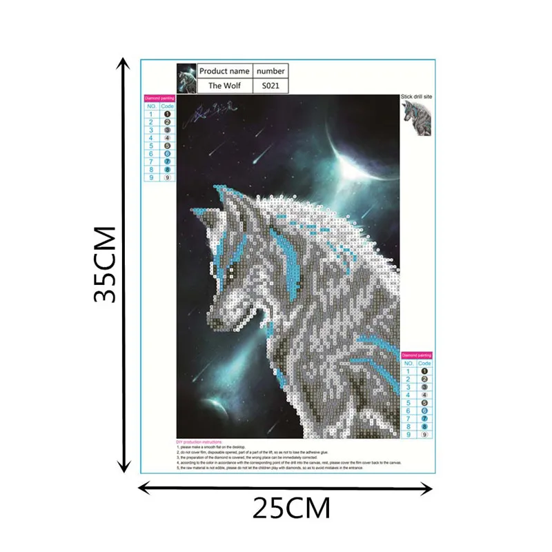 

5D DIY Special Creative Art Abstract Animal Diamond Painting Cross Stitch Almighty Diamond Home Embroidery Diamond Painting