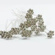 5 шт. Свадебный ободок с жемчужинами цветок из страз-кристаллов заколки для волос, платье подружки невесты