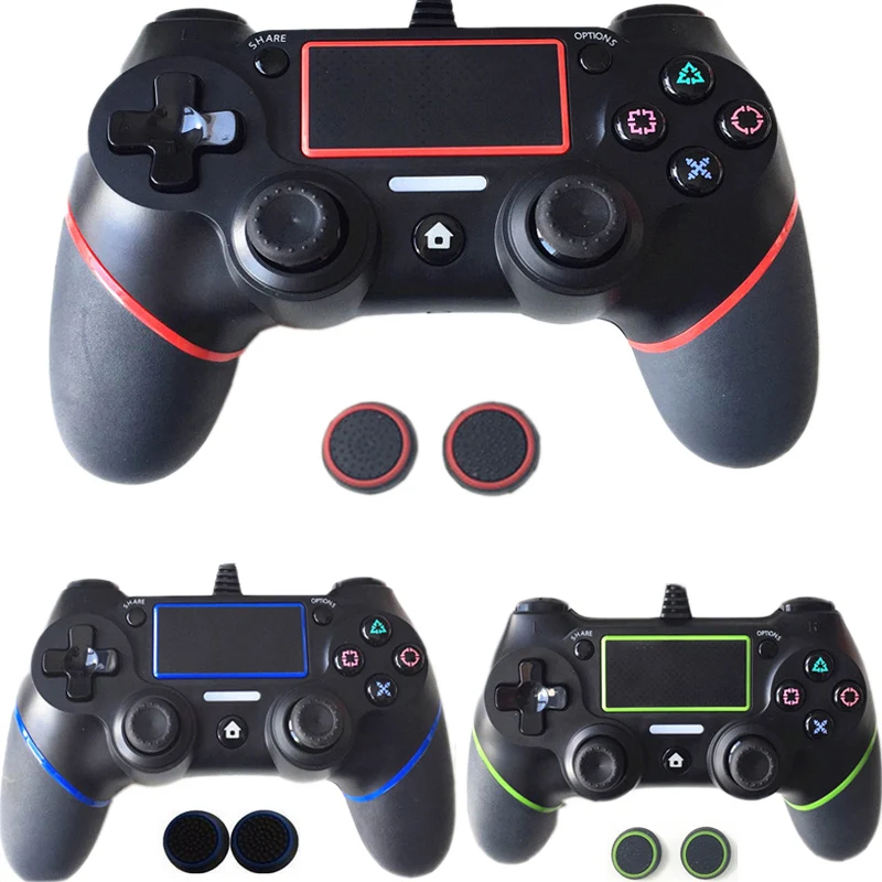 Геймпад проводной для Playstation 4 Dualshock 1 5 м несколько вибраций|gamepads for ps4|gamepad consolegamepad