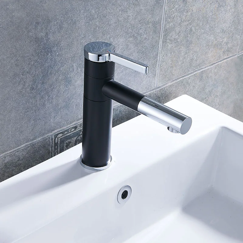 قطب صنبور النحاس الأبيض و الكروم الحمام صنبور الغرور أحواض من الزجاج خلاط الباردة والساخنة مياه الحنفية