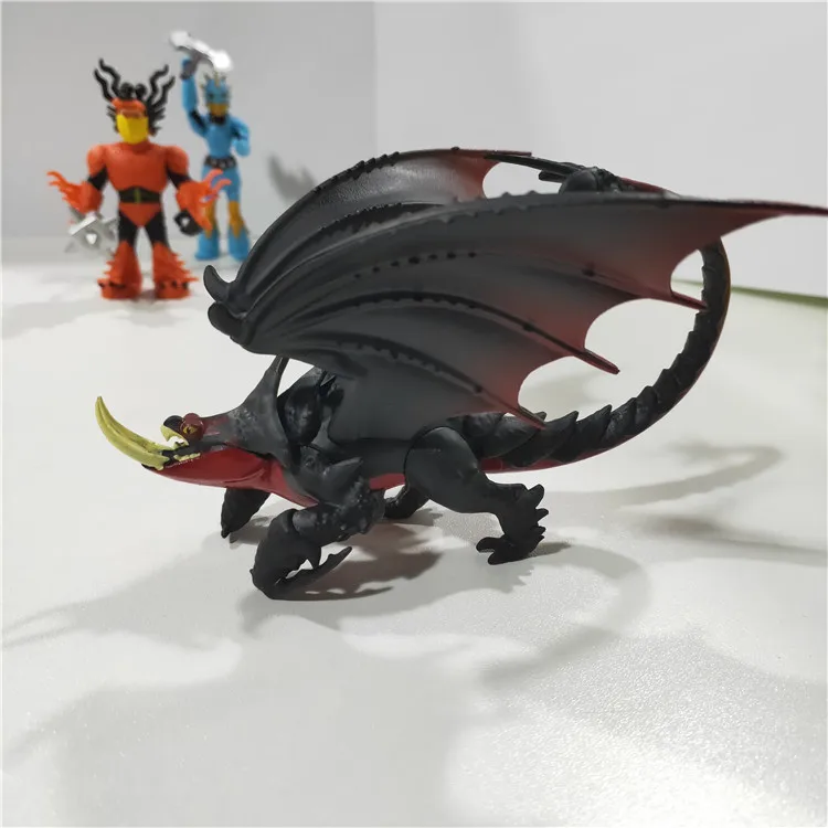 New 8 Pieces/Lot How to Train Your Dragon 3 Toothless Light Fury Night Fury Action figure White Dragon Toys Children's gift