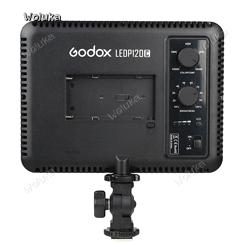 Godox ультра тонкий LEDP120C 3300K~ 5600K яркость Регулируемый студийный Видео непрерывный светильник для камеры DV видеокамеры CD50 T03Y
