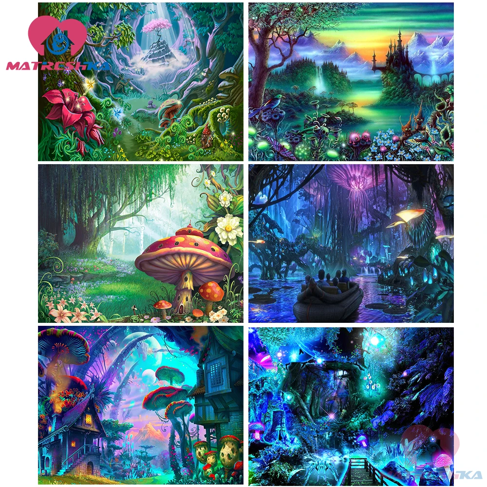 

Fantasy diamond painting full square 5d diamond painting volledig diamond mosaic full square new arrival waterfall home decor