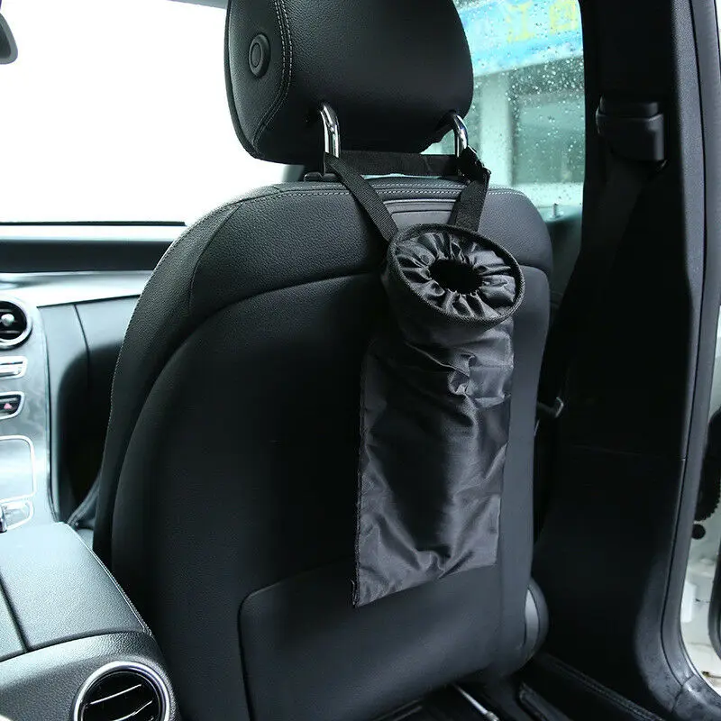 

US Universal Car Vehicle Back Seat Headrest Litter Trash Garbage Bag 1PC Not Dis portable Trash Bag Waterproof