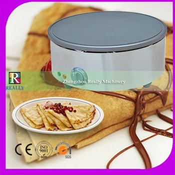 

Customized electric silicon crepe pancake stick maker 450mm single pan for sale