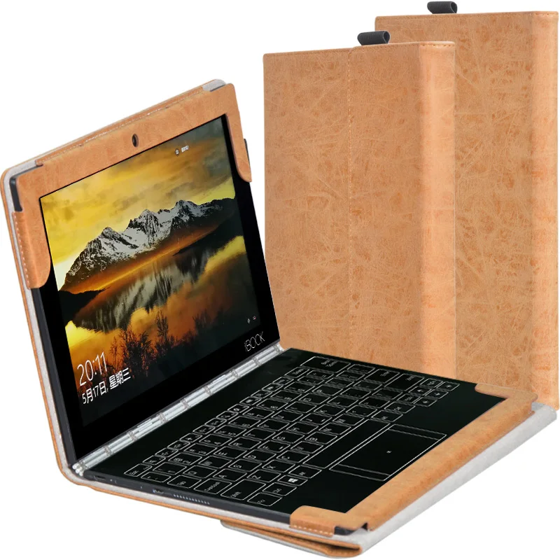 

High Quality PU Leather Fold Folio Protector Cover Magnet Case Funda Capa For Lenovo Yoga Book 2016 YB-X90F YB-X91F 10.1" Tablet