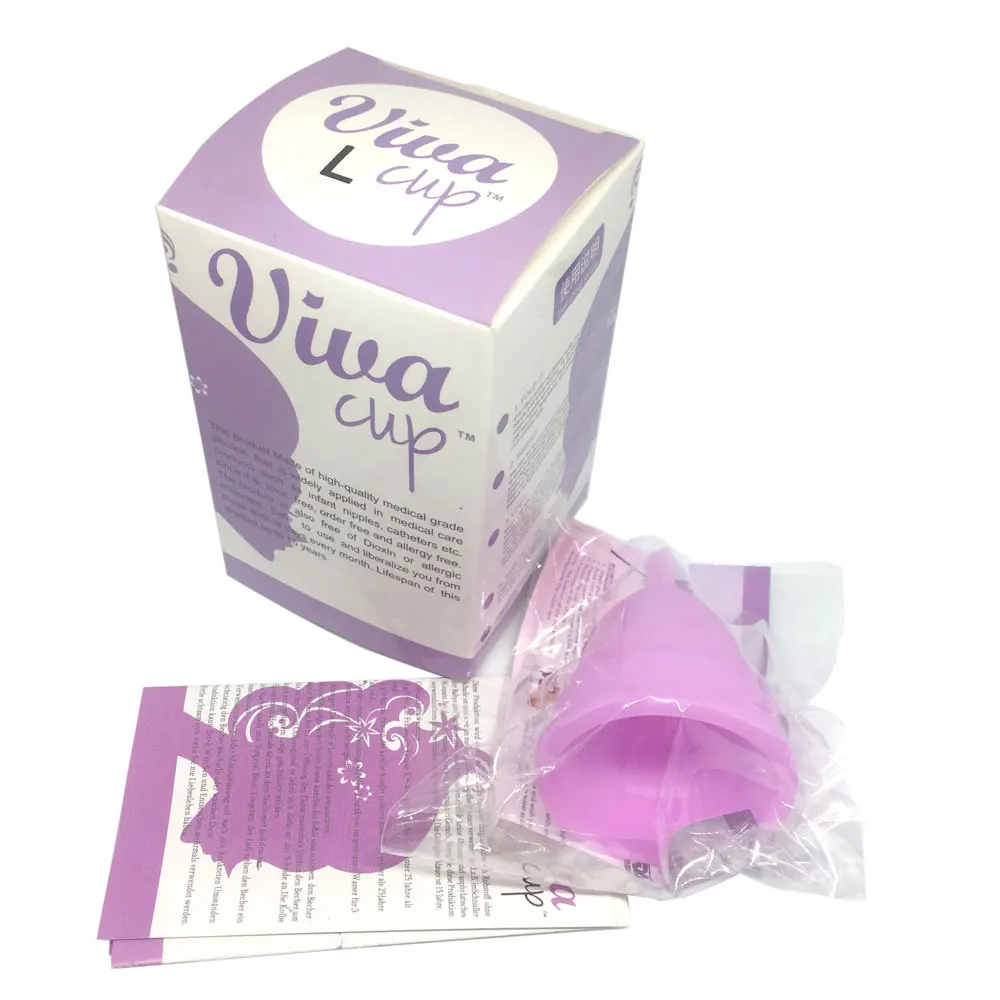 1Pcs box-packed Medical Grade Silicone Menstrual Cup for Women Feminine Hygine Product Health Care Anner Cup