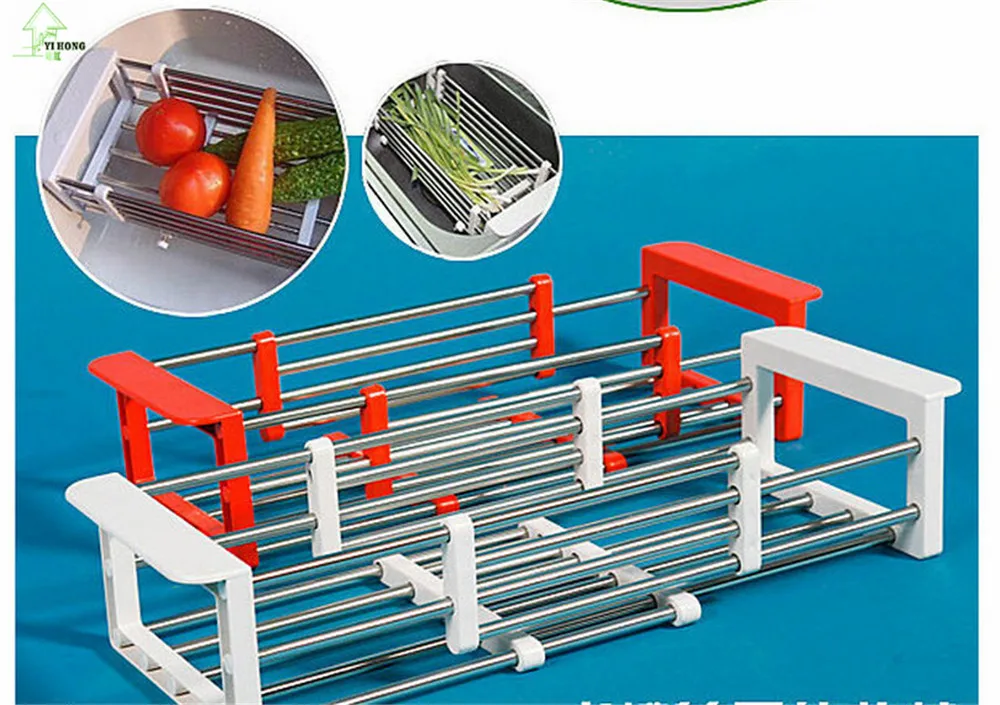 telescopic sink shelf kitchen