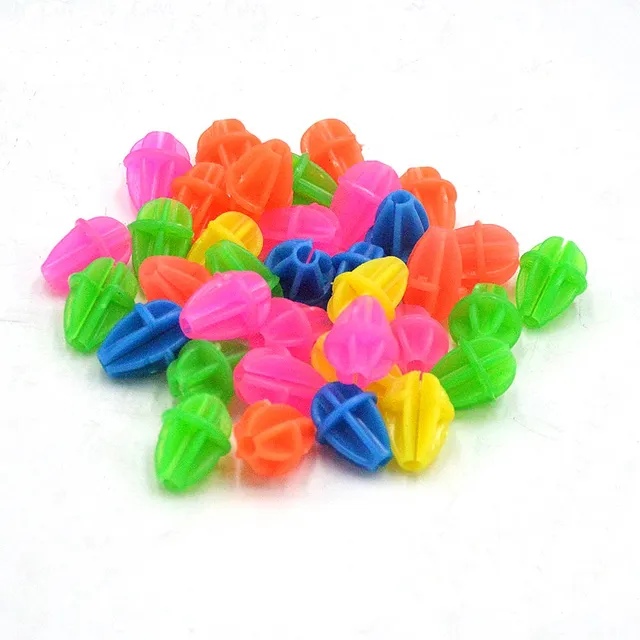 Cheap 36 Pcs Bicycle Wheel Spoke Colorful Plastic Bead  Multi Color Children Clip Decoration Bike Cycling Accessories