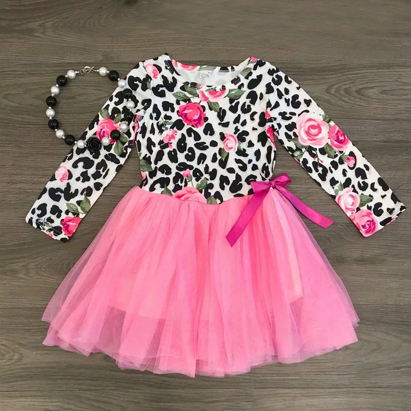 

2018 New Girls Children's Clothing Limited Edition for Sale Dress for Girls Winter Elegant Party Dress European American Style