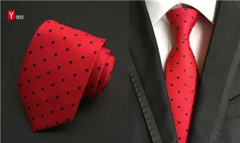 

CityRaider 2016 Fashion Narrow Men's Suits Neck Ties Red Dots Prited Silk Ties Floral Slim Gravata for Men Wedding Necktie LD008