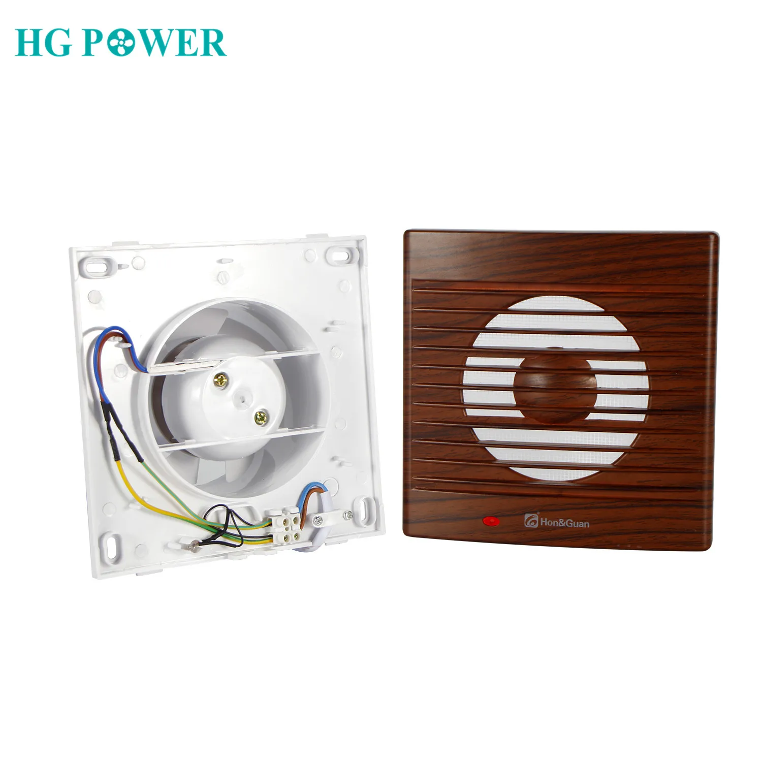 Ventilator Extractor Wall Mounted 14W 110V 4'' 6'' Silent Exhaust Fan Home Bathroom Kitchen Toilet Air Vent Grille Ventilation