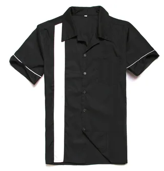 

Uk Designs Men Cotton Casual Camisa Masculina Vintage Rockabilly Cotton Short Sleeve Shirts Clothing Manufacturer Online