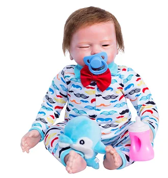 

19" 48cm New Born Baby Dolls bebe Menina Children Best Gift Silicone Reborn Baby Dolls for Kids Handmade Princess Bonecas
