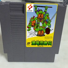 Подростковая игра мутант ниндзя черепашки для 72 Pin 8 бит игровой плеер