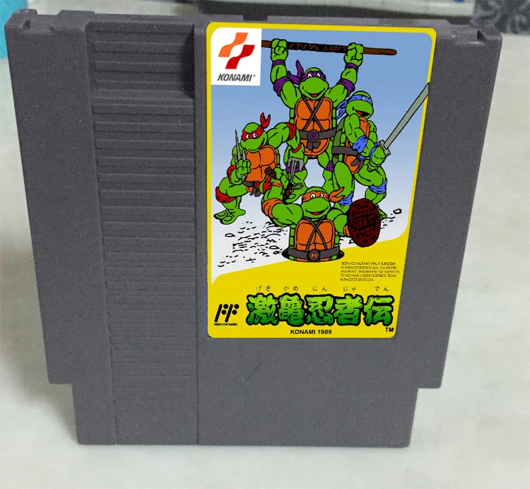 

Teenage Mutant Ninja Turtles Game Card For 72 Pin 8 Bit Game Player