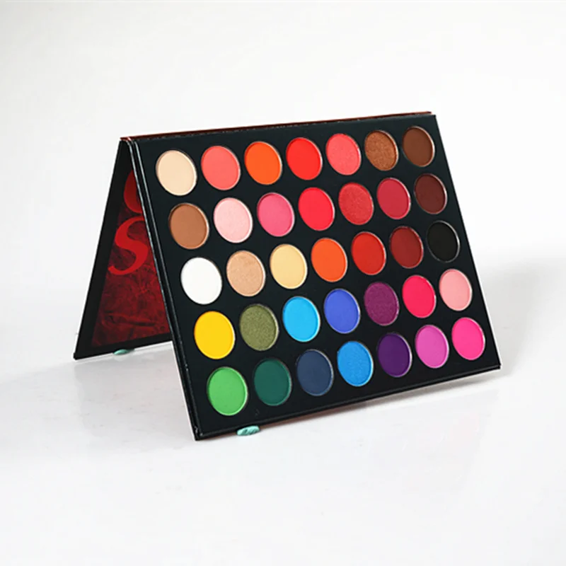 Beauty Glazed Новинка 35 оттенков тени для век Палитра водостойкие натуральные макияжа